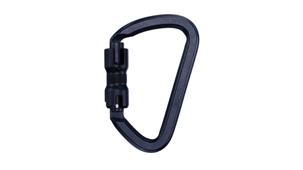 SMC Kinetic Twist Lock Carabiner, Black, Small, NFPA103107