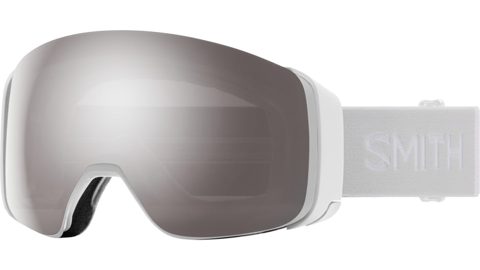 Smith 4D Mag Goggle, ChromaPop Sun Platinum Mirror, White Vapor, M007320OZ995T
