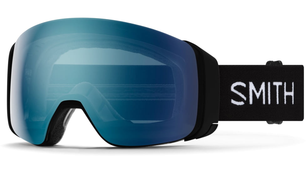 Smith 4D Mag Goggle, MAG Series, Black, ChromaPop Everyday Blue Mirror Lens, M007320JX994B