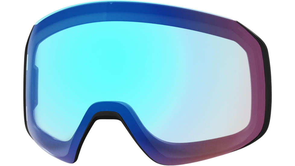 Smith 4D Mag S Low Bridge Fit Googles, ChromaPop Everyday Rose Gold Mirror , White Chunky Knit, M007610OR99M5