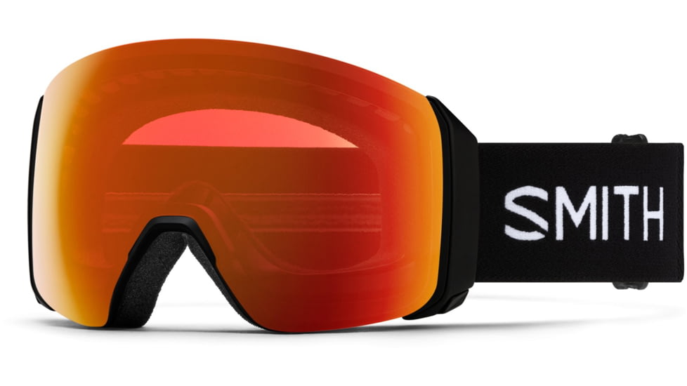 Smith 4D Mag XL Goggle, MAG Series, Black, ChromaPop Everyday Red Mirror Lens, M007830JX99MP