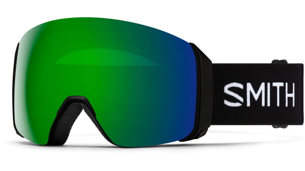 Smith 4D Mag XL Goggle, MAG Series, Black, ChromaPop Sun Green Mirror Lens, M007830JX99MK