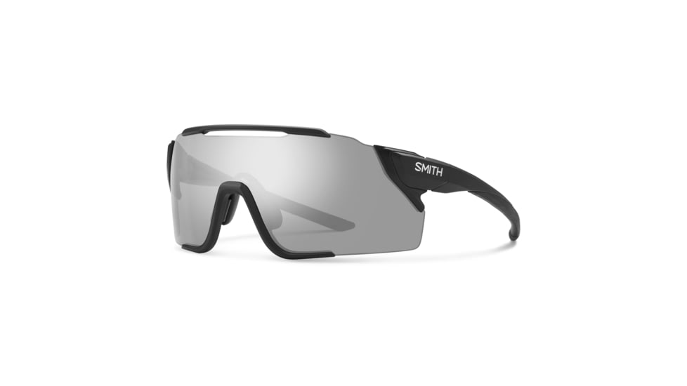 Smith Attack MAG MTB Sunglasses, Matte Black Frame, ChromaPop Platinum Mirror Lens, 20229900399XB