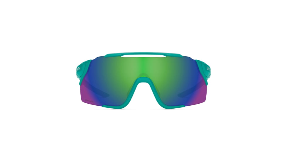 Smith Attack MAG MTB Sunglasses, Matte Jade Frame, Green Mirror to Low Light Amber Lenses, ChromaPop, 202299DLD99X8