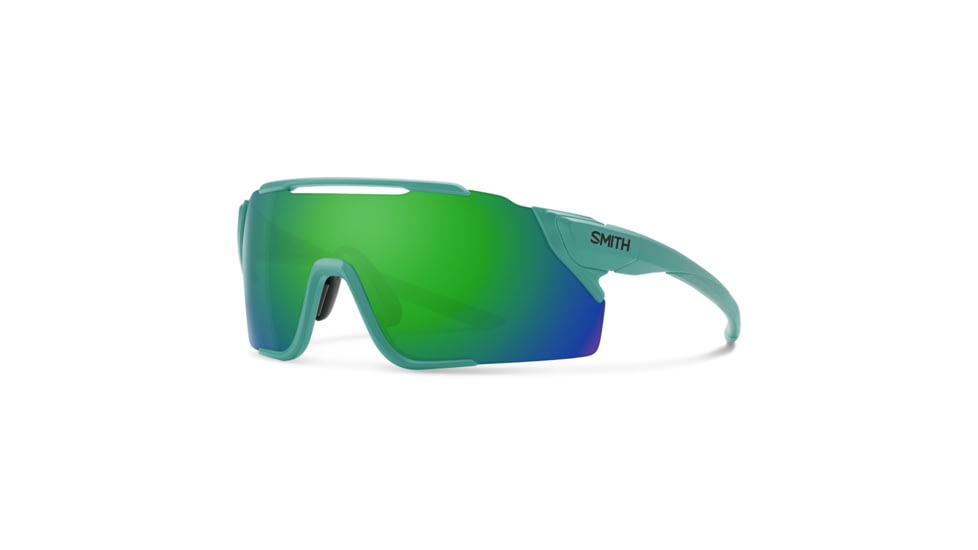 Smith Attack MAG MTB Sunglasses, Matte Jade Frame, Green Mirror to Low Light Amber Lenses, ChromaPop, 202299DLD99X8