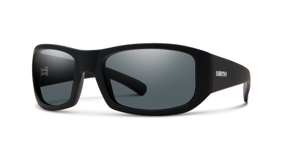 Smith Bauhaus Sunglasses, Matte Black Frame, Gray Lens, 20193000354M9