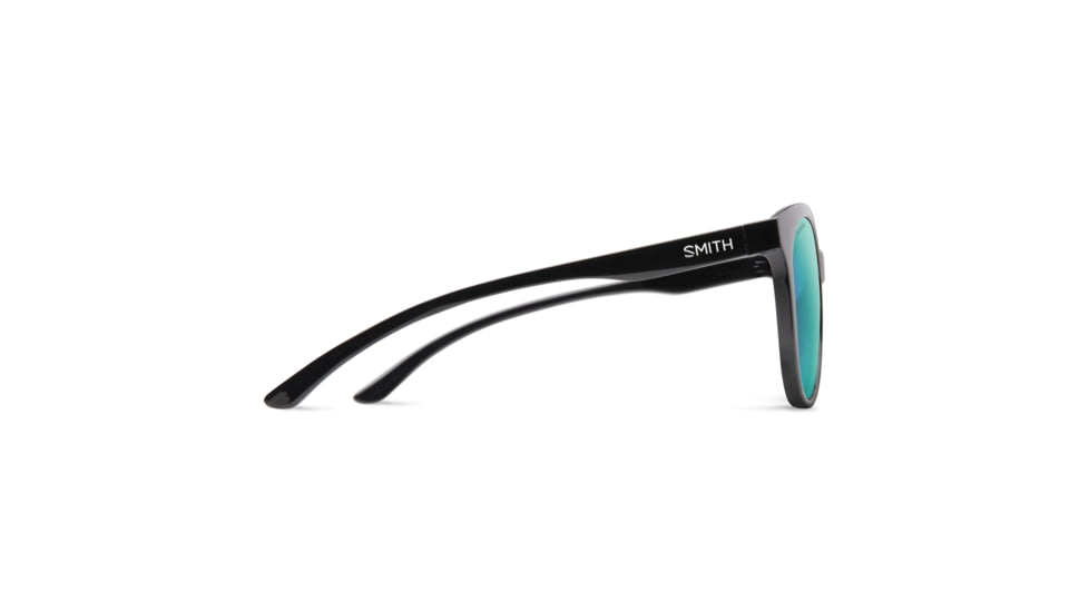 Smith Bayside Sunglasses, Black Frame, ChromaPop Polarized Opal Mirror Lens, 20367280754QG