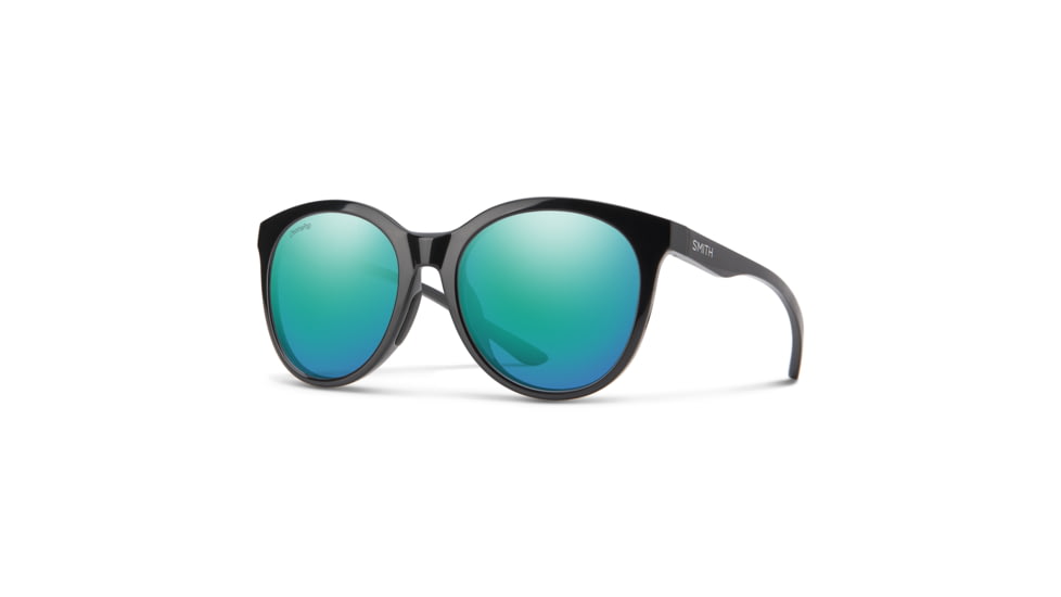 Smith Bayside Sunglasses, Black Frame, ChromaPop Polarized Opal Mirror Lens, 20367280754QG
