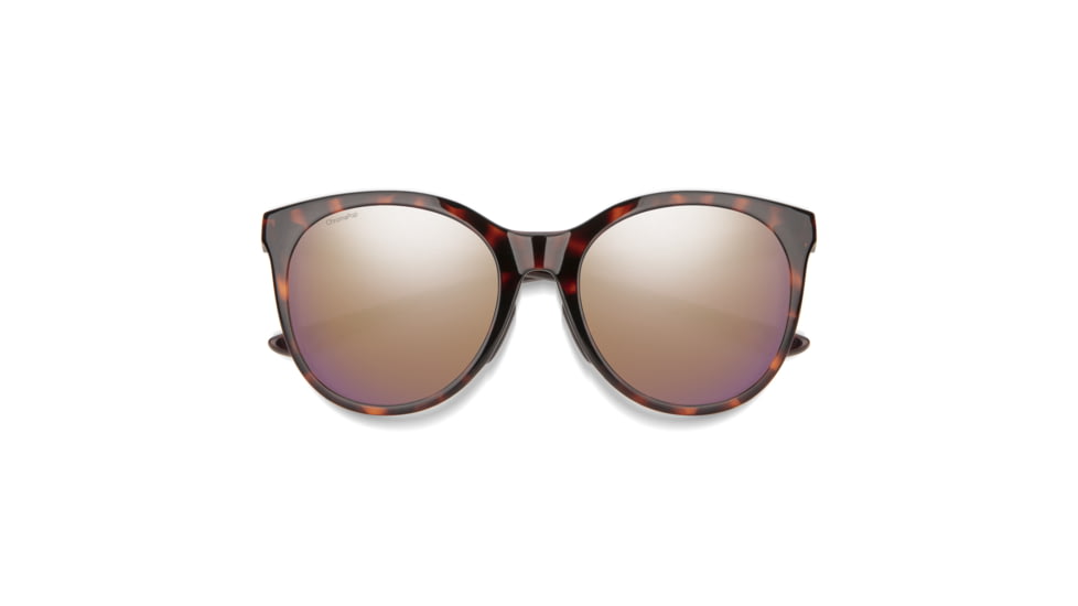 Smith Bayside Sunglasses, Tortoise Frame, ChromaPop Polarized Rose Gold Mirror Lens, 203672086549V