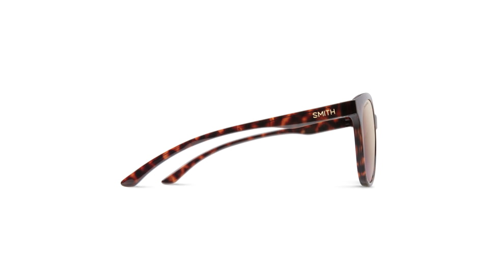Smith Bayside Sunglasses, Tortoise Frame, ChromaPop Polarized Rose Gold Mirror Lens, 203672086549V