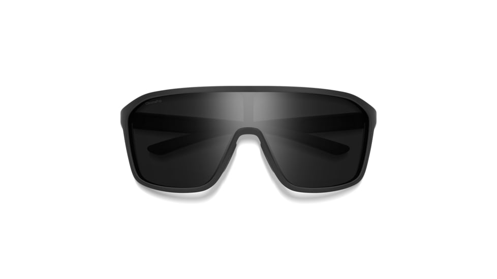 Smith Boomtown Sunglasses, Matte Black Frame, ChromaPop Black Lens, 204932003991C