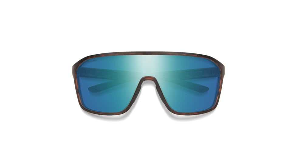 Smith Boomtown Sunglasses, Matte Tortoise Frame, ChromaPop Polarized Opal Mirror Lens, 204932HGC99QG