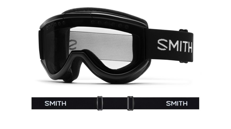 Smith Cariboo OTG Snow Goggles, Black, Clear Lens, CB3CBK16