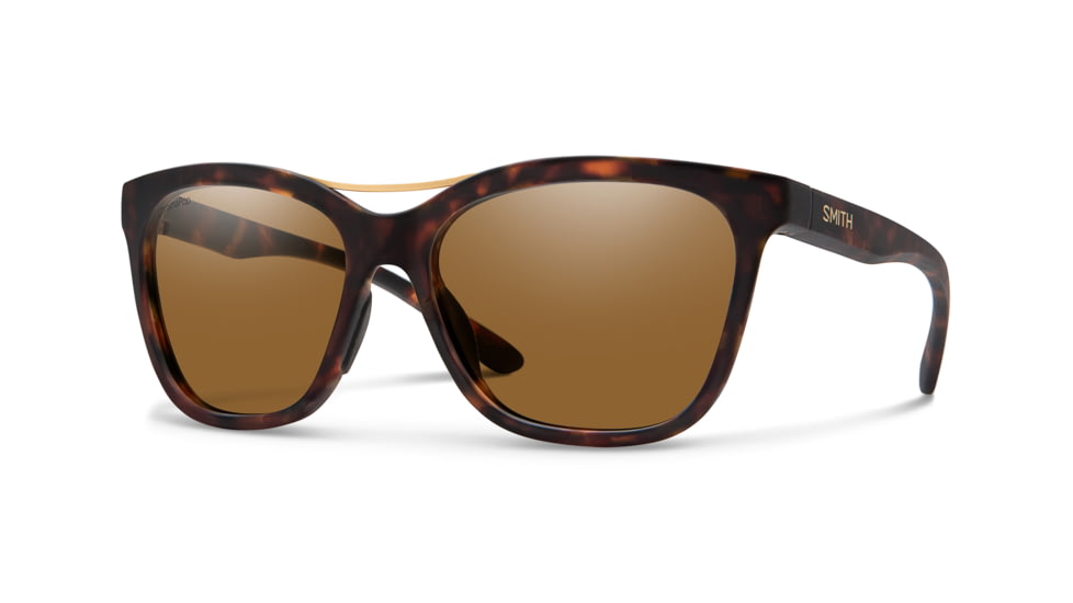 Smith Cavalier Sunglasses - Womens, Matte Tort Frame, Chromapop Brown Lens, 201928N9P56L5