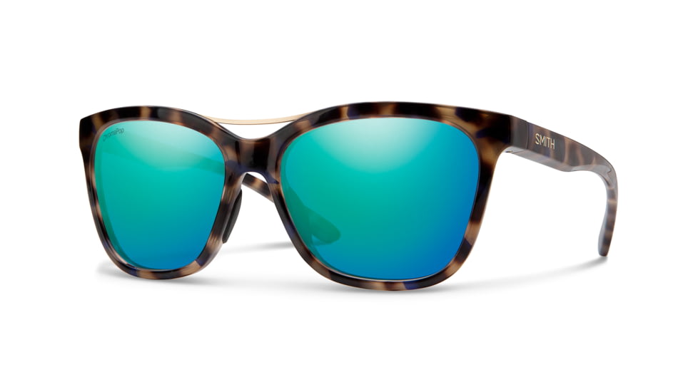 Smith Cavalier Sunglasses - Womens, Violet Tort Frame, Chromapop Opal Mirror Lens, 201928MMH56G0