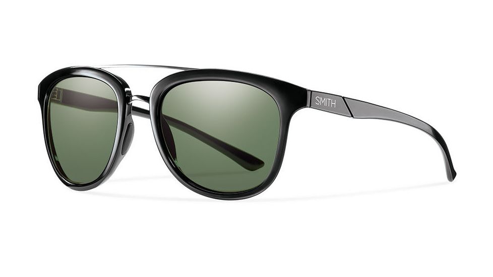 Smith Clayton Sunglasses-Black-Gray Green