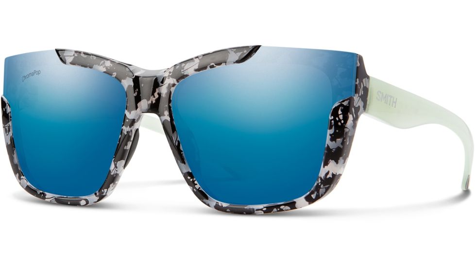 Smith Dreamline Sunglasses, Choco Tort - Ice Frame, ChromaPop Blue Mirror Lens, 201271GYM62ZI