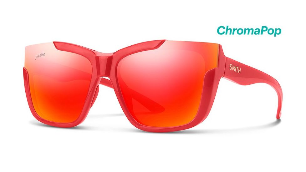 Smith Dreamline Sunglasses, Rise Frame, ChromaPop Red Mirror Lens, Rise 201271C9A62X6