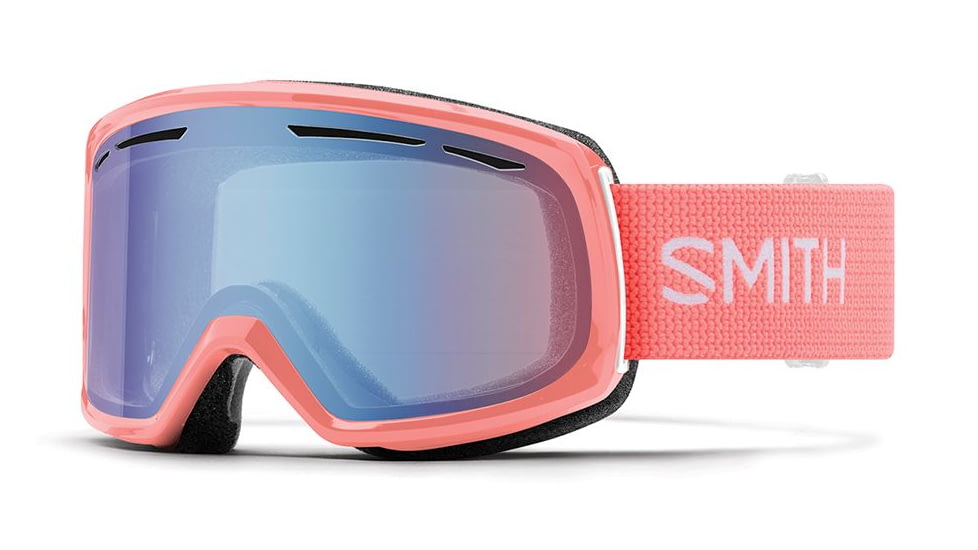 Smith Drift Goggles, Sunburst Frame, Blue Sensor Lens DT3ZSB18
