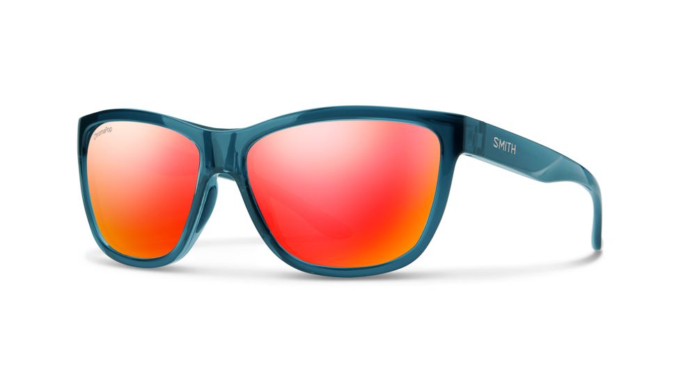 Smith Eclipse Sunglasses, Crystal Mediterranean Frame, Chromapop Red Mirror Lens, 201263OXZ58X6