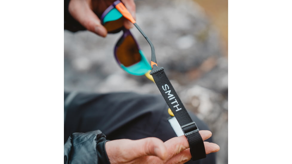 Smith Embark Sunglasses, Purple/Cinder/Hi Viz Frame, ChromaPop Polarized Opal Mirror Lens, 20461783858QG