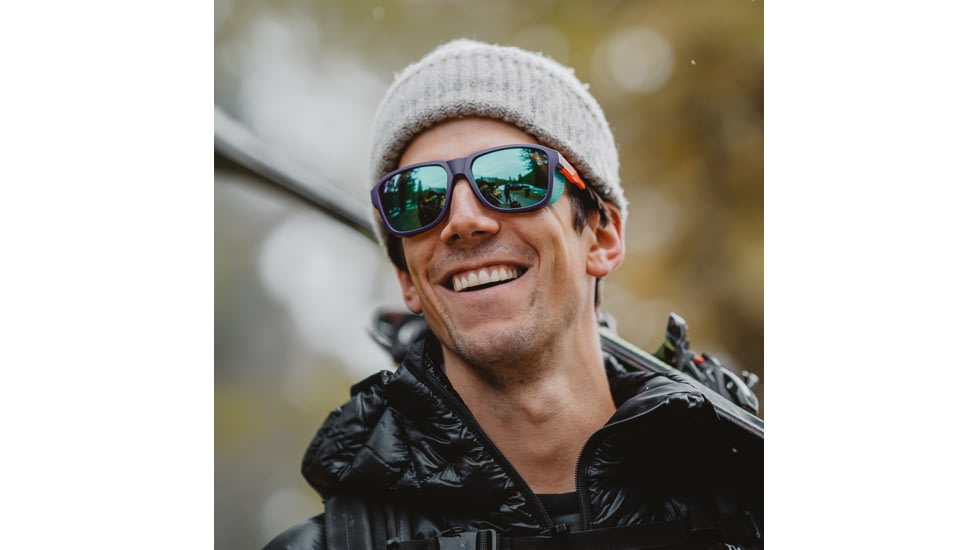 Smith Embark Sunglasses, Purple/Cinder/Hi Viz Frame, ChromaPop Polarized Opal Mirror Lens, 20461783858QG