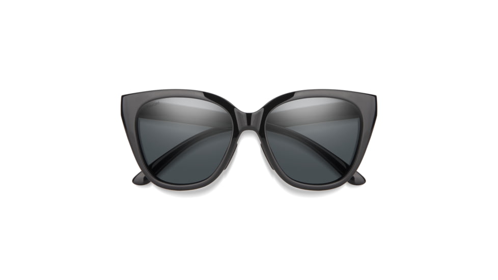 Smith Era Sunglasses, Black Frame, Polarized Gray Lens, 20406380755M9