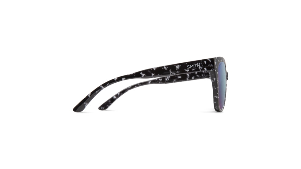 Smith Era Sunglasses, Black Marble Frame, ChromaPop Polarized Violet Mirror Lens, 204063GBY55DF