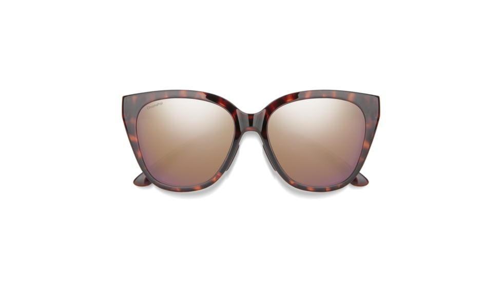Smith Era Sunglasses, Tortoise Frame, ChromaPop Polarized Rose Gold Mirror Lens, 204063086559V
