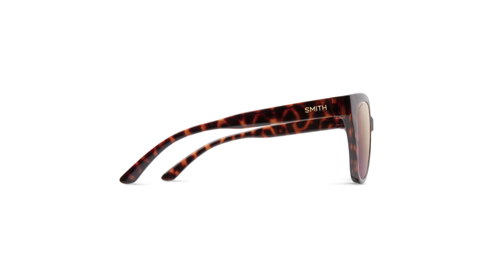 Smith Era Sunglasses, Tortoise Frame, ChromaPop Polarized Rose Gold Mirror Lens, 204063086559V