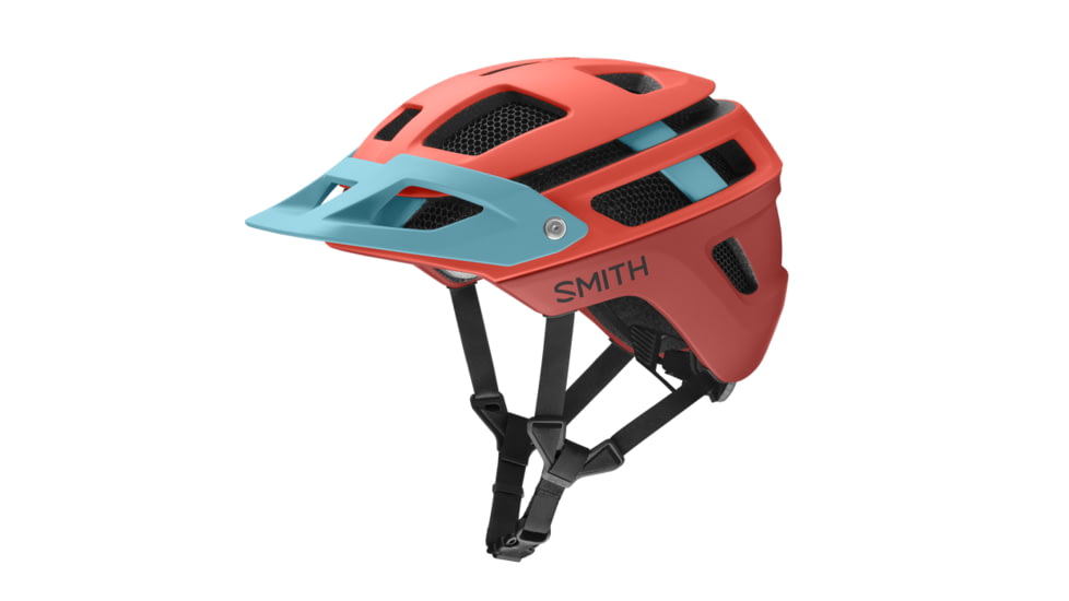 Smith Forefront 2 MIPS Bike Helmet, Matte Poppy/Terra/Storm, Large, E007220XD5962