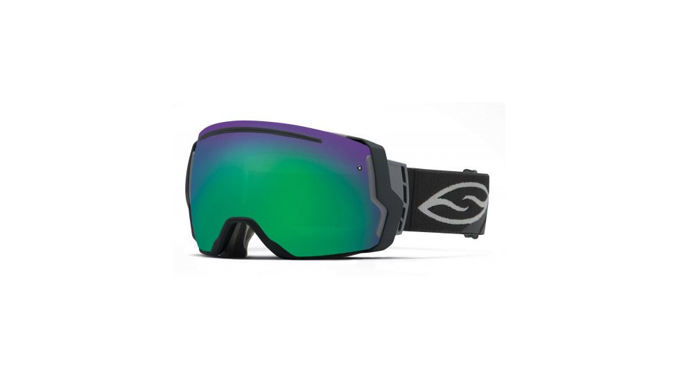 Smith I/O 7 ChromaPop Goggles Men's, Gray/Blue/Green Sol-X Mirror, IE7NXGB17X