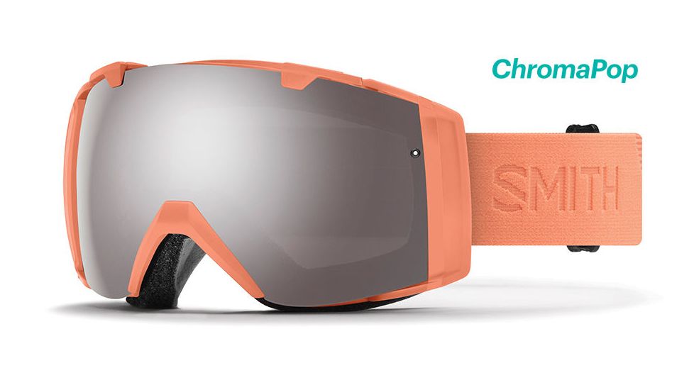 Smith I/O ChromaPop Goggles, Salmon Flood Frame / Chromapop Sun Platinum Mirror, II7CPPSFL19
