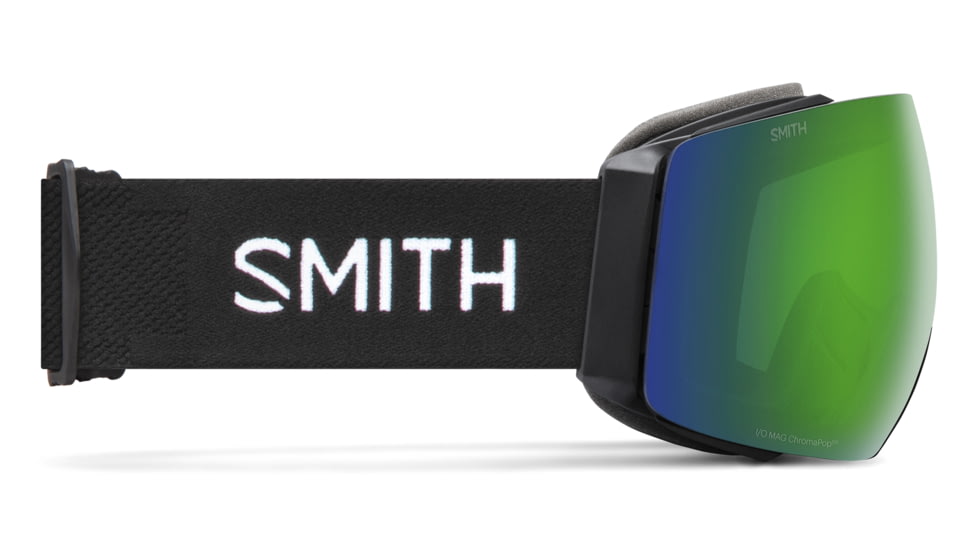 Smith I/O Mag Goggle, ChromaPop Sun Green Mirror, Black, M004270JX99MK