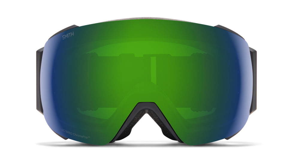 Smith I/O Mag Goggle, ChromaPop Sun Green Mirror, Black, M004270JX99MK