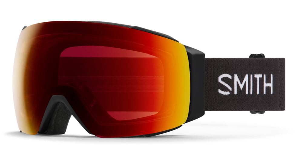 Smith I/O Mag Goggle, ChromaPop Sun Red Mirror, Black, M004270JX996K