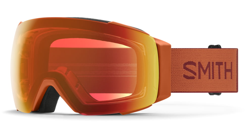 Smith I/O Mag Low Bridge Fit Googles, ChromaPop Everyday Red Mirror, Carnelian, M004320L099MP