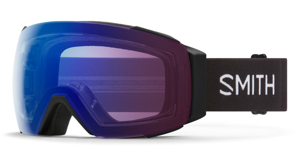 Smith I/O Mag Low Bridge Fit Googles, ChromaPop Photochromic Rose Flash, Black, M004320JX994G