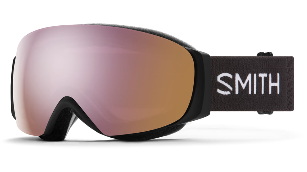 Smith I/O Mag S Goggle, ChromaPop Everyday Rose Gold Mirror, Black, M007140JX99M5