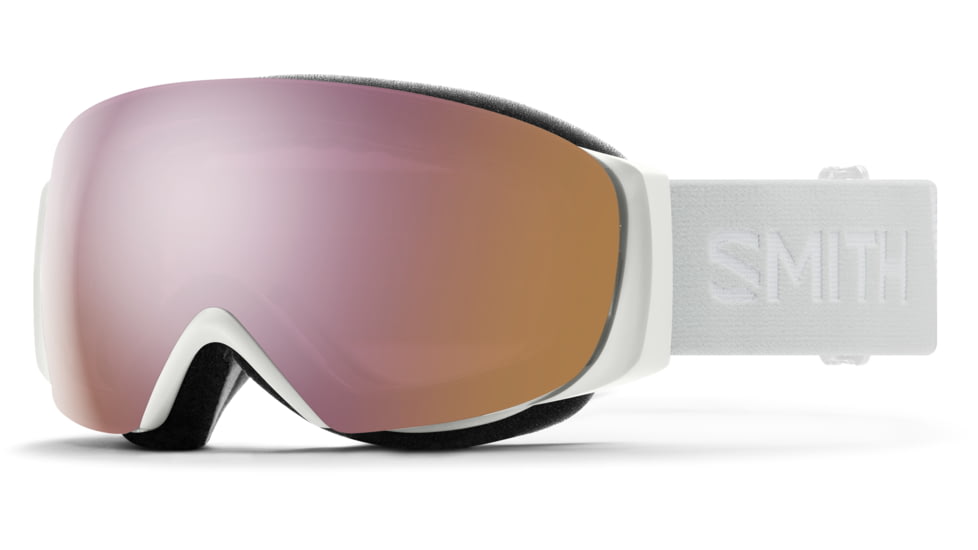 Smith I/O Mag S Goggle, ChromaPop Everyday Rose Gold Mirror, White Vapor, M007140OZ99M5