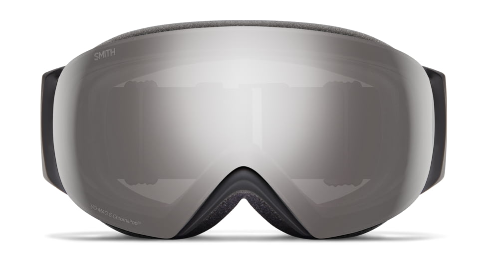Smith I/O Mag S Goggle, ChromaPop Sun Platinum Mirror, Black, M007140JX995T