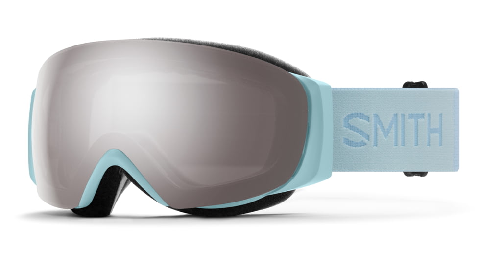 Smith I/O Mag S Goggles, Polar Blue, Chromapop Sun Platinum Mirror, M007142XG995T