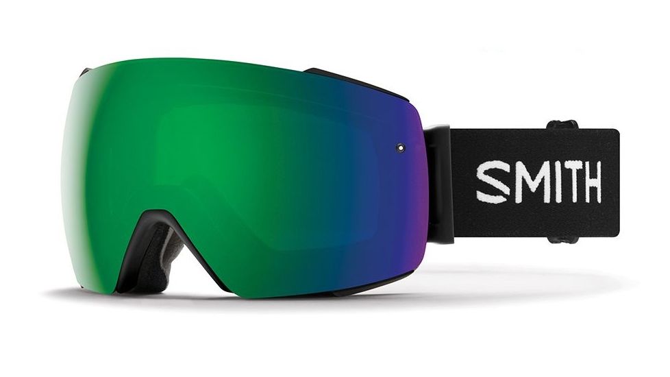 Smith I/O Mag Snow Goggles - Mens, Black, Chromapop Sun Green Mirror Lens, IM7CPSBK19