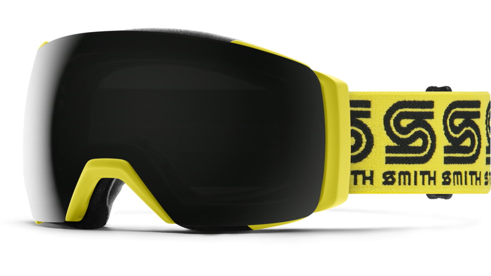 Smith I/O Mag Xl Low Bridge Fit Googles, ChromaPop Sun Black, Artist Series/Draplin Bumble DDC, M007230JS994Y