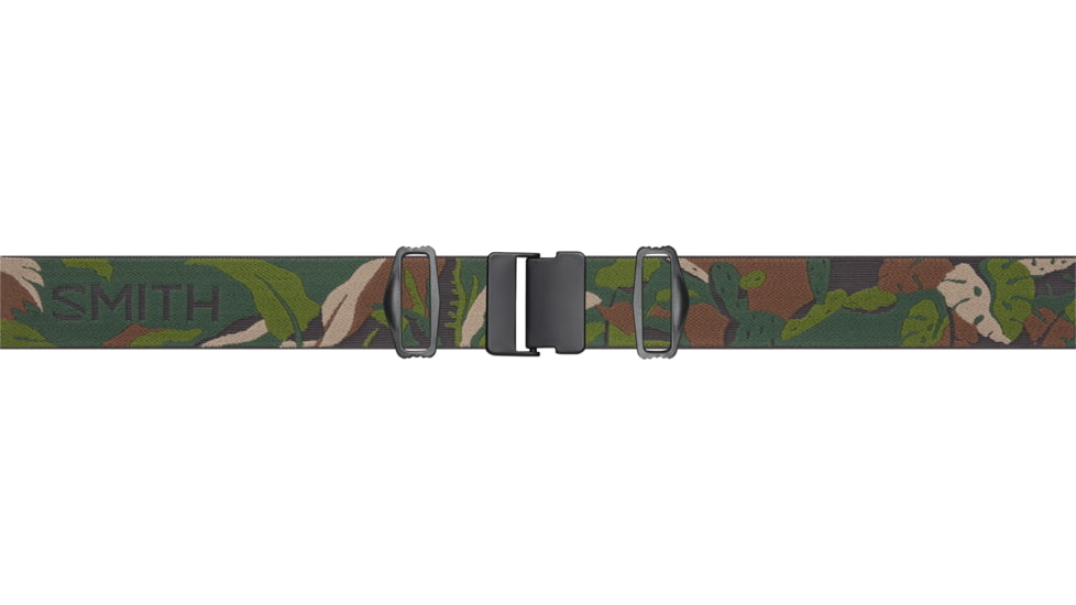 Smith I/O Mag Xl Low Bridge Fit Googles, ChromaPop Sun Black Gold Mirror, Olive Plant Camo, M007230NH99MN