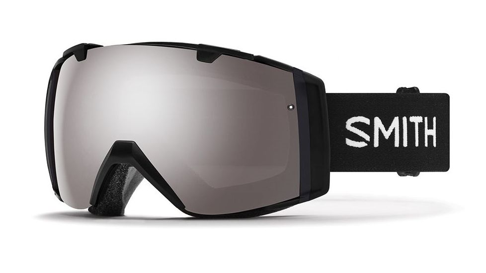 Smith I/O Snow Goggles - Mens, Black, Chromapop Sun Platinum Mirror Lens, II7CPPBK19