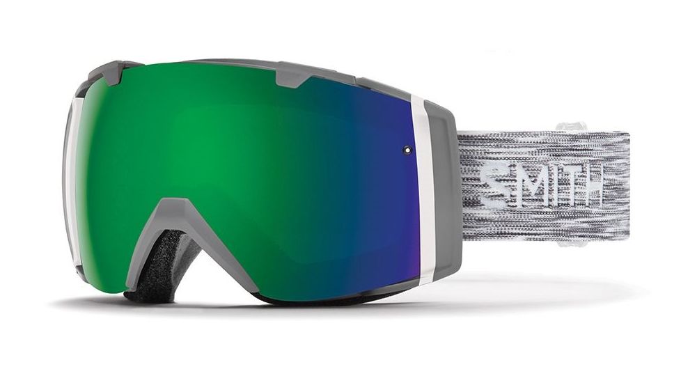 Smith I/O Snow Goggles - Mens, Cloud Grey, Chromapop Sun Green Mirror Lens, II7CPSCLD19