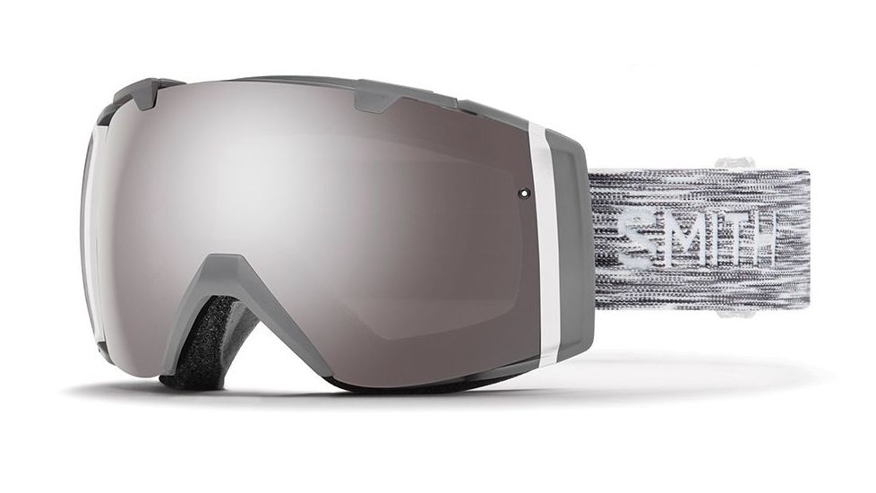 Smith I/O Snow Goggles - Mens, Cloud Grey, Chromapop Sun Platinum Mirror Lens, II7CPPCLD19