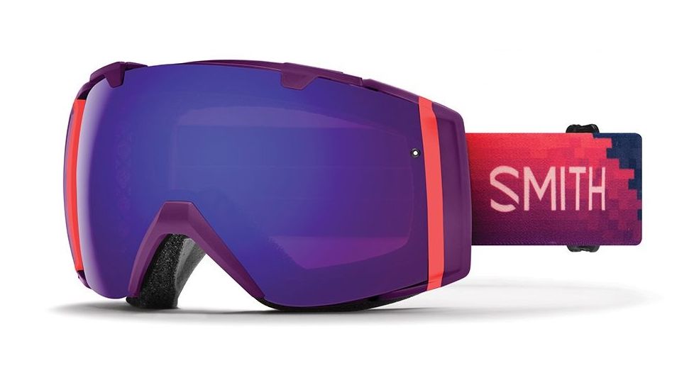 Smith I/O Snow Goggles - Mens, Monarch Reset, Chromapop Everyday Violet Mirror Lens, II7CPVMNR19