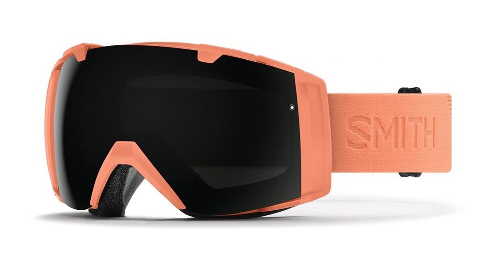 Smith I/O Snow Goggles - Mens, Salmon Flood, Chromapop Sun Black Lens, II7CPBSFL19